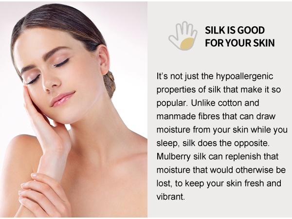 silk pillowcases are good for acne-prone skin