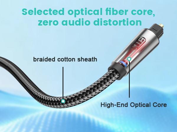 90 degree optical audio cable