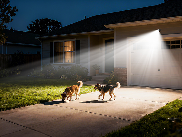 battery motion sensor light outdoor