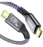 240W USB C to USB C Cable Fast Charging Cable, USB 3.2 Gen 2 Type C Charger Cable 20Gbps Data Tra...