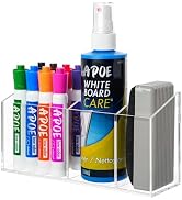 Banafich Strong Magnetic Pen Holder for Refrigerator, Whiteboard Dry Erase Marker Holder for Frid...