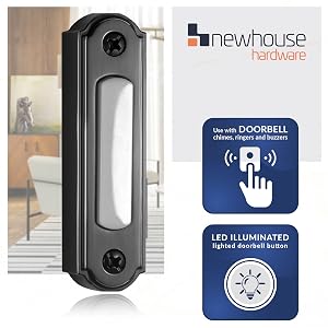 Replacement Wired Doorbell Button for Most Door Bell Chimes