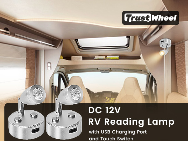 12v led usb downlights rv spot lights