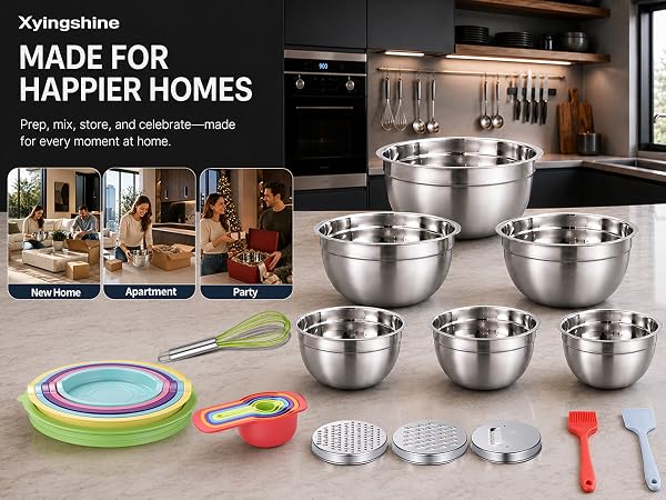 home cooks; kitchen organization; brand story; Xyingshine; picture part of AI