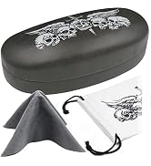 MyEyeglassCase Hard Sunglasses case - Women Glasses Case Holder - Large Durable Eyeglass Case Har...