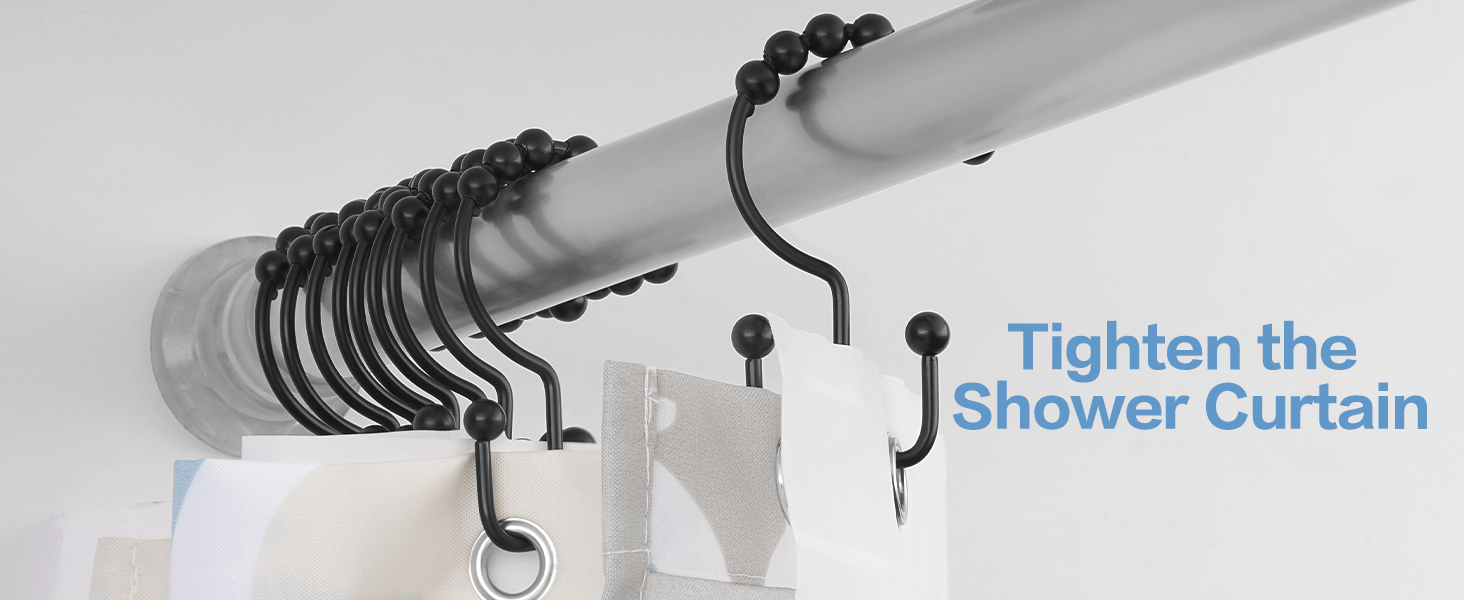 Waterproof shower curtain hooks,rust resistant shower curtain hooks,Waterproof shower curtain hooks