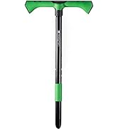 Hooyman Fiberglass Post Driver with No-Slip H-Grip Handle, and Durable Steel Design for Shard-Fre...