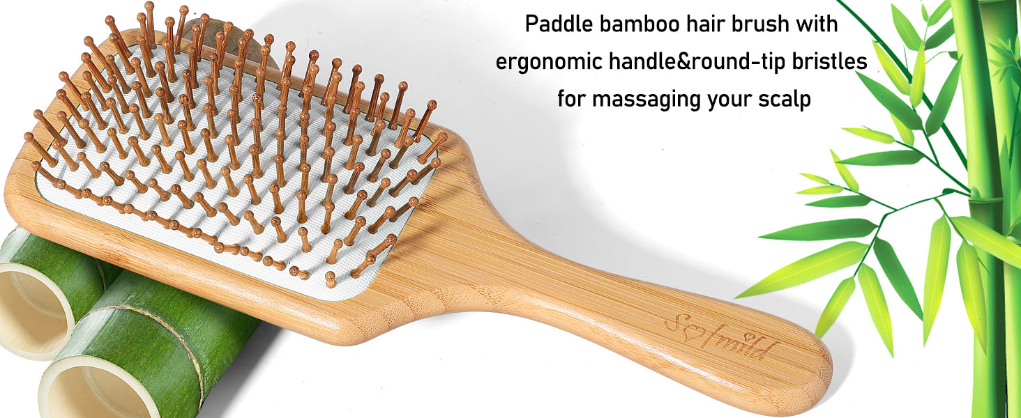 bamboo hair brush