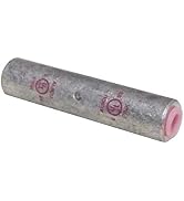 Morris Products 93220 Long Barrel Compression Splice, Aluminum, Olive Color Code, 2/0 Str. Wire R...