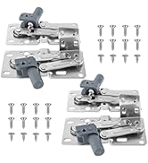 LD-0220-50SC Soft Close Pivot Hinges Pair of Self Closing Cabinet Door Hinge Tip Out Tray Hinges ...