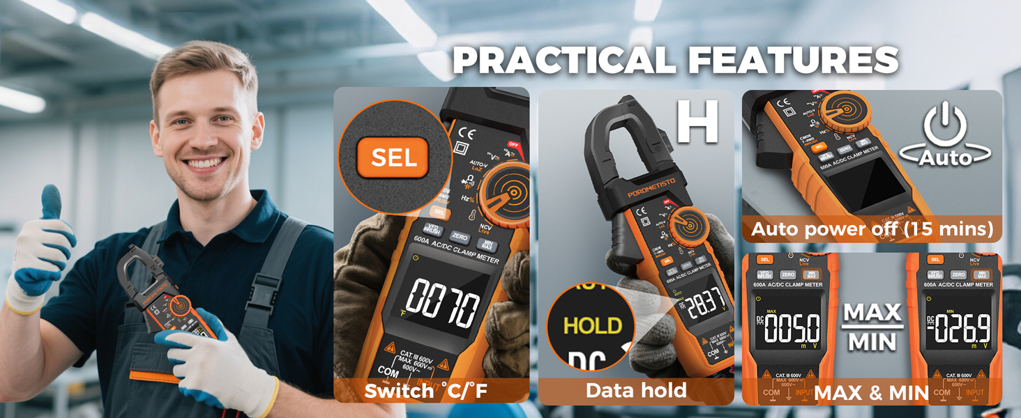 various digital controls and settings, including brightness adjustment and timer functions.