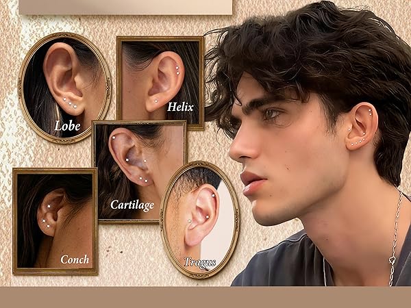 earring sets for multiple piercing