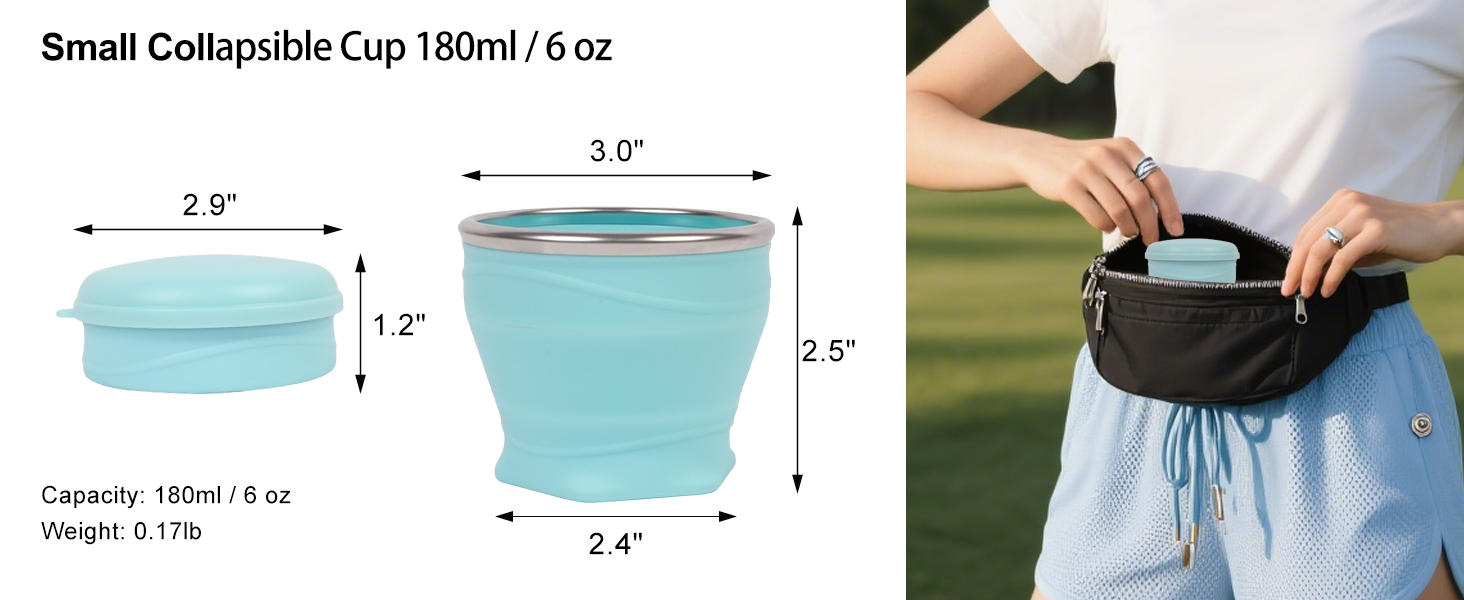 Collapsible Cups for Traveling