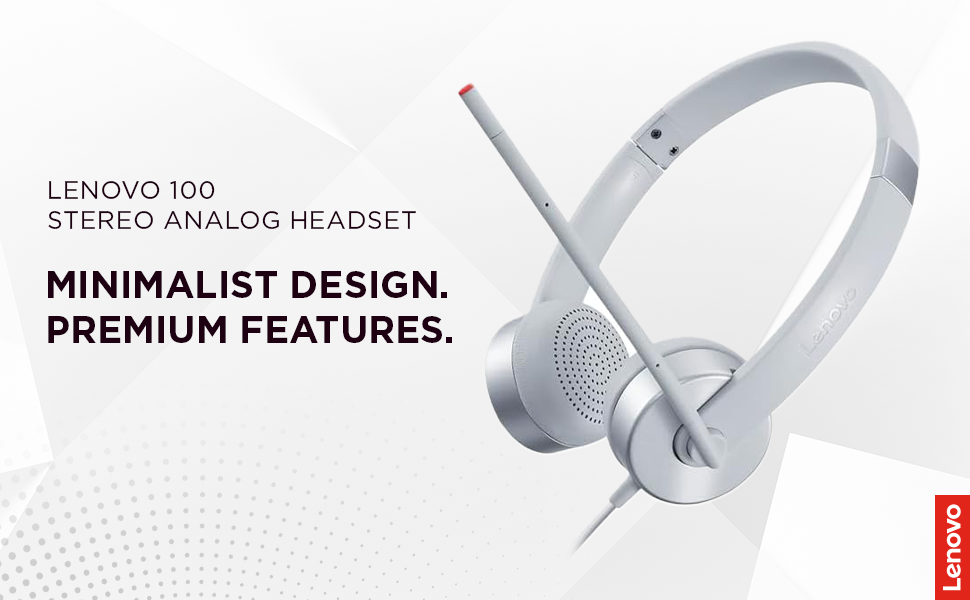 Lenovo 100 Stereo Analog Headset