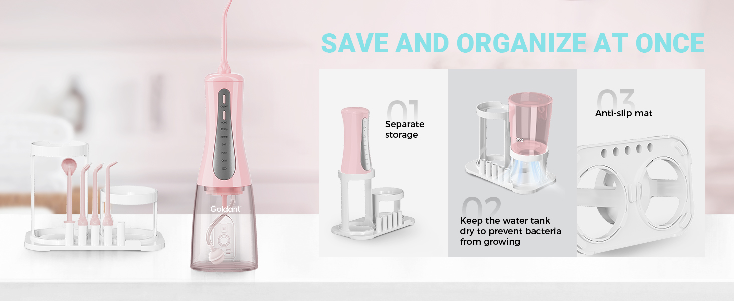 water flosser with stand