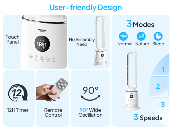 tower fan for bedroom