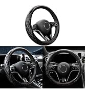 Couslcd Universal Car Steering Wheel Cover - Anti-Slip Sports Style Steering Wheel Protector, Car...