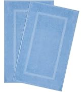 Cotton Paradise Bath Mat Towels for Bathroom, 20x34 inch 100% Cotton Bath Mats, Soft Absorbent Wa...