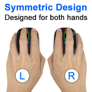 both hands using