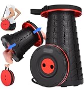 Fishboy Upgraded Collapsible Stool for Adults,Portable Retractable Folding Telescoping Foldable C...