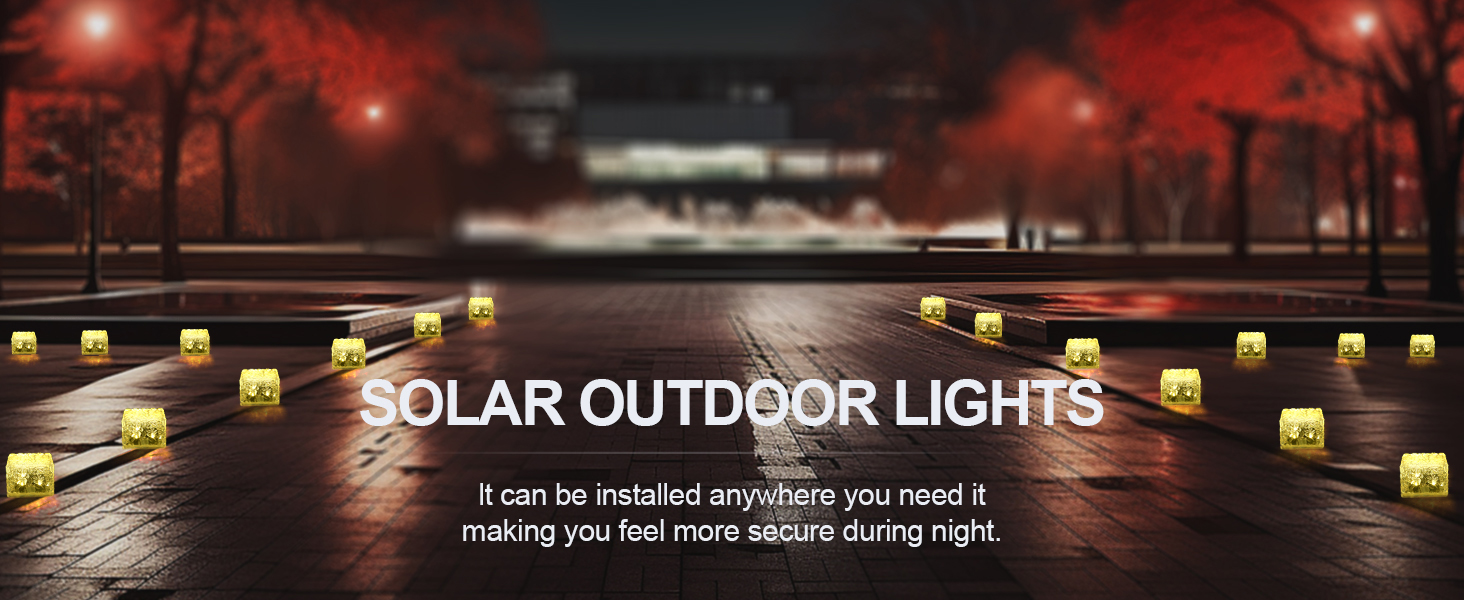 Solar Brick Lights