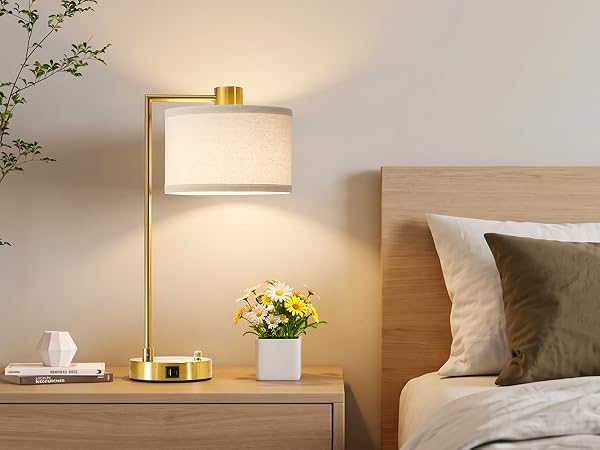 bedside lamps set of 2