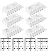 Jucoan 300 Pcs Cardboard Coin Holders and 300 Pockets Coin Pocket Pages, 6 Sizes 2