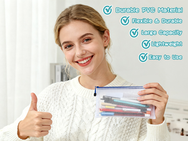 plastic zipper pouches organizer bags zippered pouches for organization
