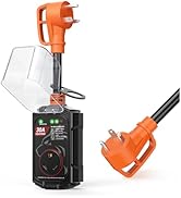 Vehiker 16000 Joules-RV Surge Protector 30 Amp, RV Power Surge Voltage Protection, RV Adapter Plu...