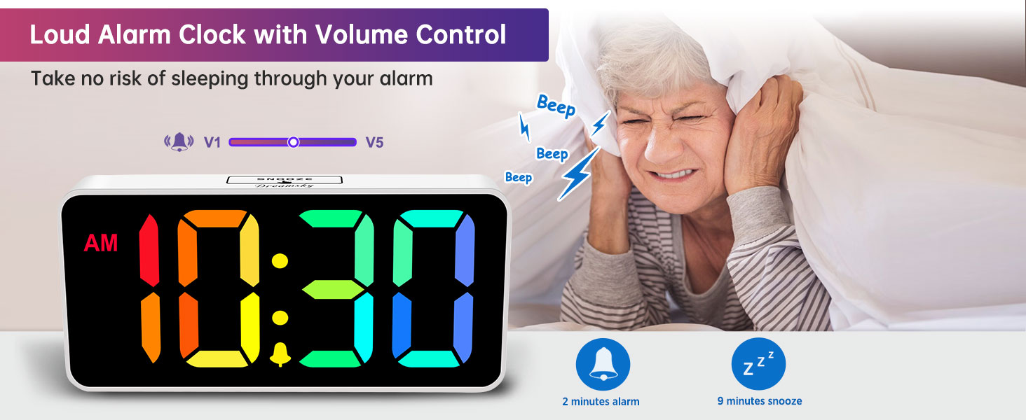 digital clocks for bedrooms