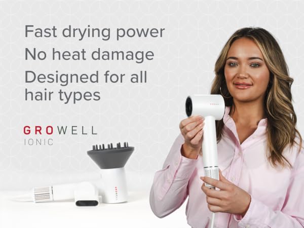 Ionic Hair dryer no heat damage for all hair types