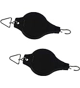 Ogrmar Plant Pulley Retractable Pulley Plant Hanger Hanging Flower Basket Hook Hanger for Garden ...