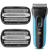 32B Shaver Head for Braun Series 3, Replacement Foil & Cutter Cassette Suitable for Braun Foil Sh...