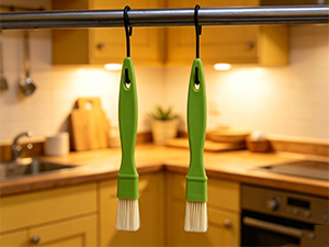 basting brush with hanging hole