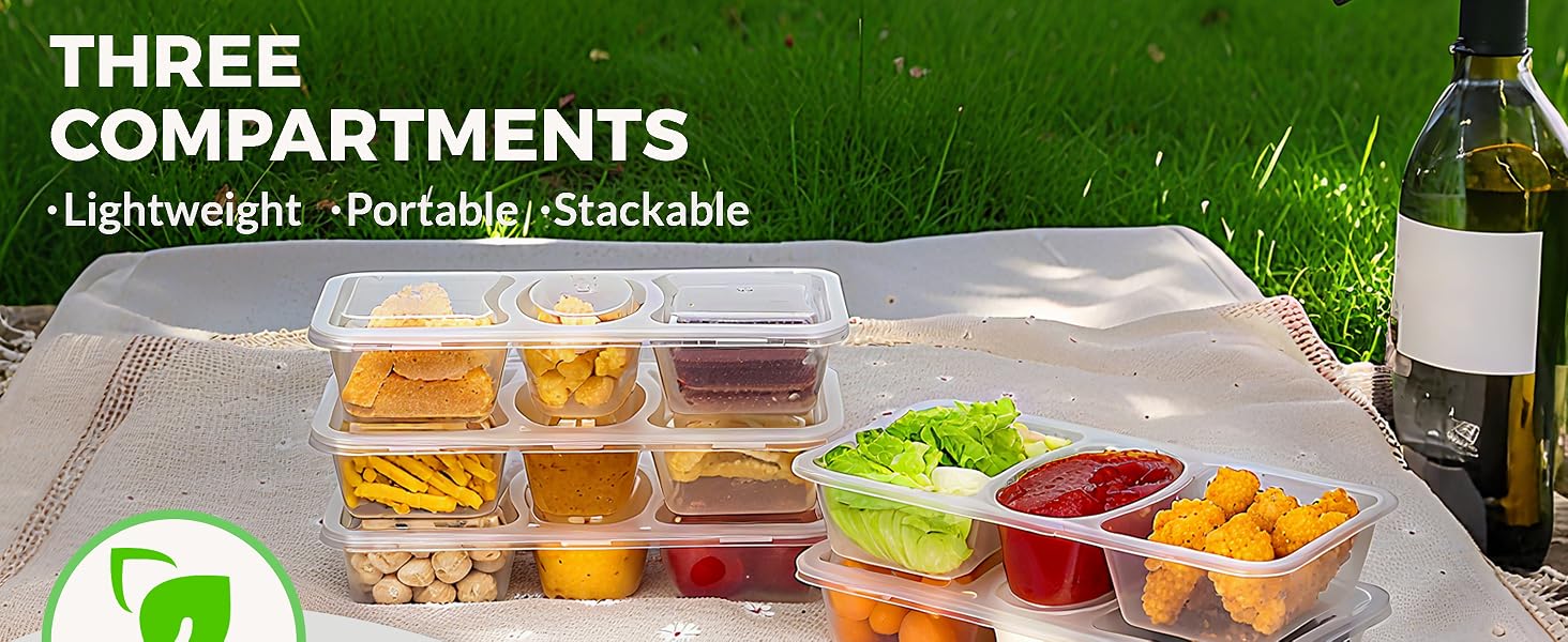 Reusable Snack Containers with Lids