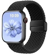 Braided Stretchy Band Compatible with Apple Watch Bands 38mm 40mm 41mm 42mm 46mm 44mm 45mm 49mm f...