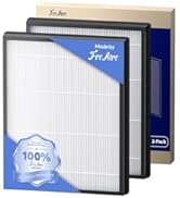 FreAire Genuine FreAire HAP607 Air Purifier Replacement Filter, 3-in-1 H13 True High-Efficiency A...
