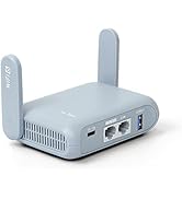 GL.iNet GL-MT3000 (Beryl AX) Portable Travel Router, Pocket Wi-Fi 6 Wireless 2.5G Router, Portabl...