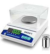 SASVY Lab Scale 500g x 0.001g Scientific Scale g/oz/ct/lb High Precision Digital Electronic Analy...