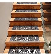 IRONGATE - Stair Treads Stair Case Step Mats - 6 Pack - Rubber - Rugged Sturdy Heavy Duty Commerc...