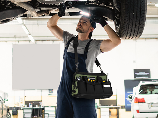 tool bag with shoulder strap