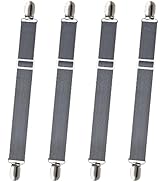 Sheet Fasteners, Sopito 4pcs Adjustable Elastic Straps to Keep Sheets in Place Heavy Duty Non Sli...
