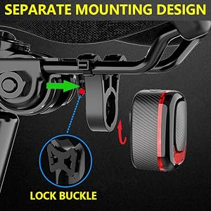install installation mount mounting remove removal easy simple attached tail rear back light alarm
