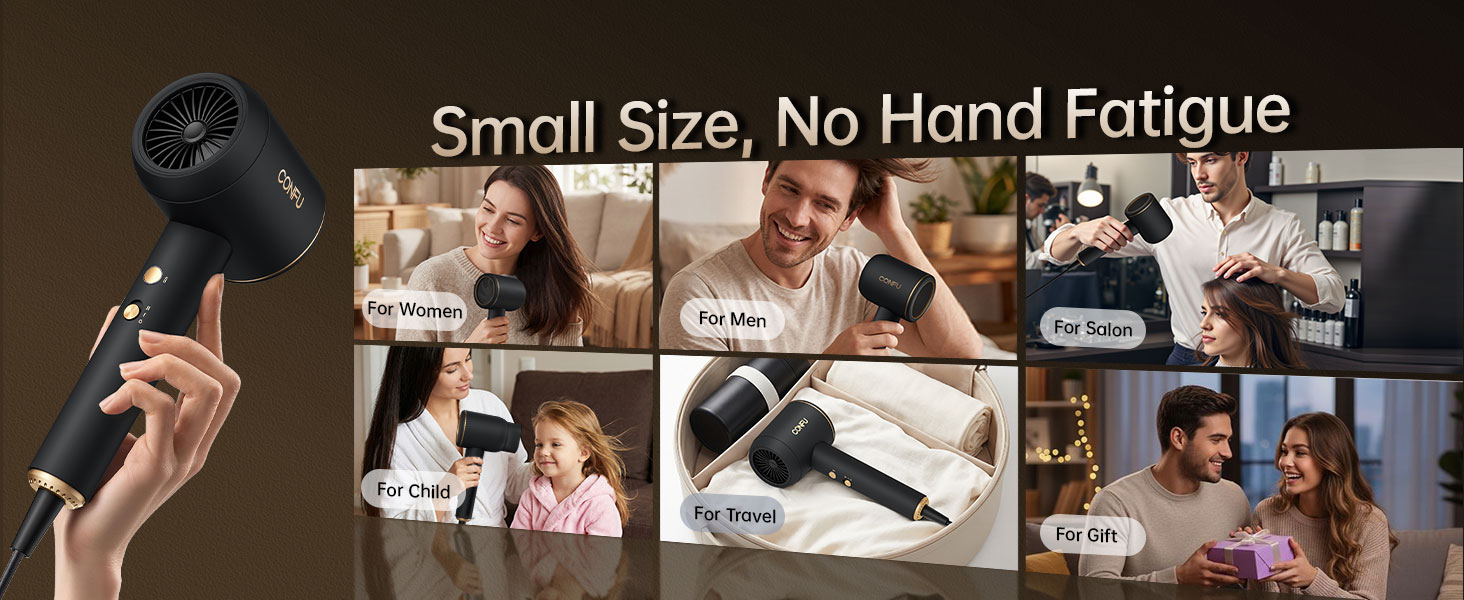small hair dryer with diffuser