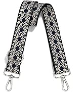 LVYOUME Crossbody Straps for Purses Silver Hardware Purse Strap Wide Shoulder Strap