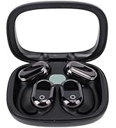 AI Translation Earbuds, 140 Languages Touch Control Ear Hook Translator Wireless Earphones for Bu...