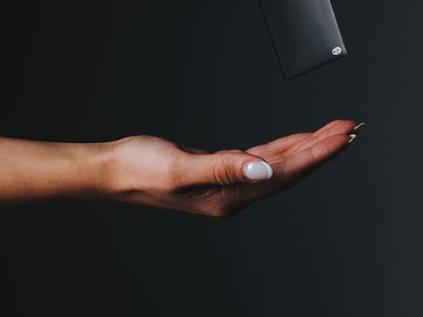 sleeves hovering over a hand
