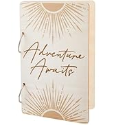 SUPERDANT Adventure Awaits Greeting Card Organizer Birthday Gift Card Holder Cards Keeper Storage...