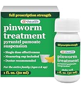A+Health Pinworm Treatment Pyrantel Pamoate Oral Suspension for Adults and Kids 2+, Full Prescrip...