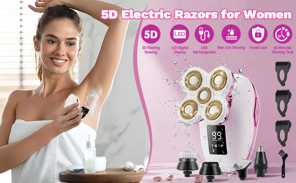 Electric Razors for Women Purple